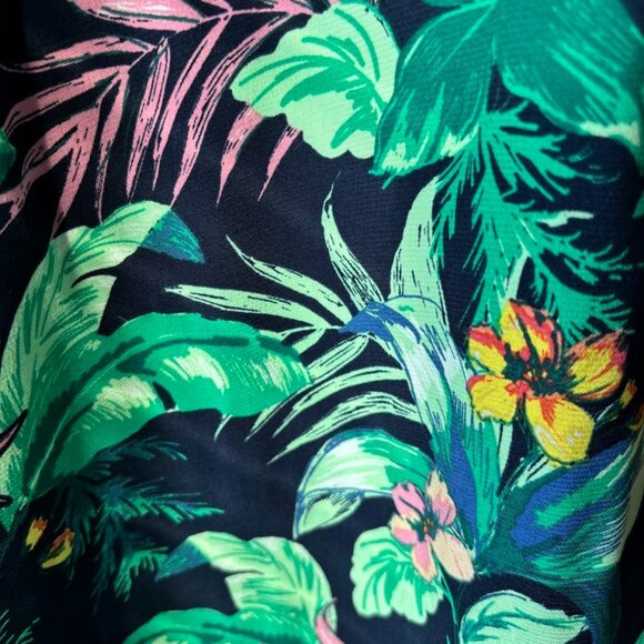 NWT LOFT Wide Leg Botanical Pants - Picture 4 of 7